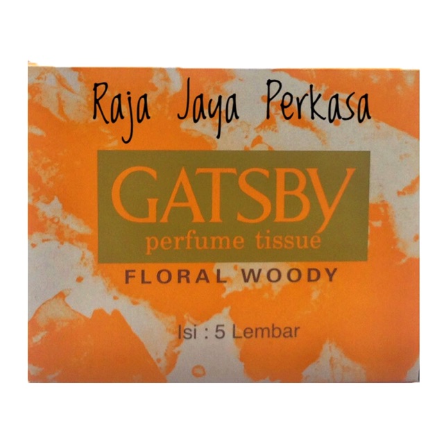 Jual Gatsby perfume tissue (1 pak isi 5 lembar) | Shopee Indonesia