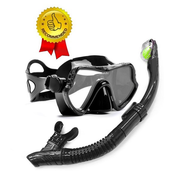 Jual Alat Snorkling Set Combo Masker Kacamata Diving Dan Snorkel Full