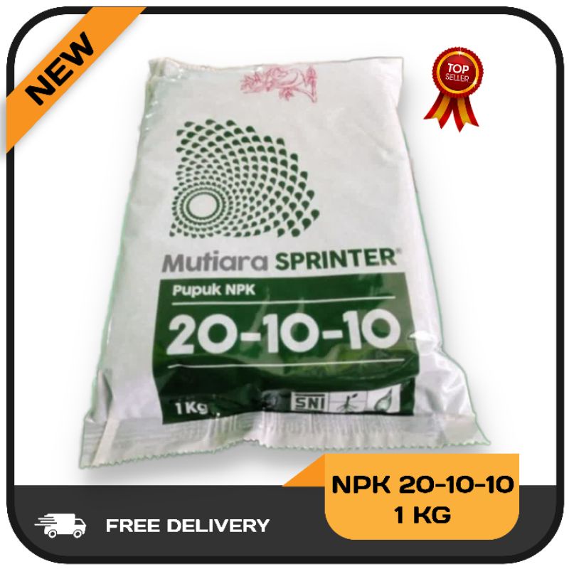 Jual Pupuk Meroke, NPK mutiara sprinter 20-10-10 isi 1 kg, kemasan ...
