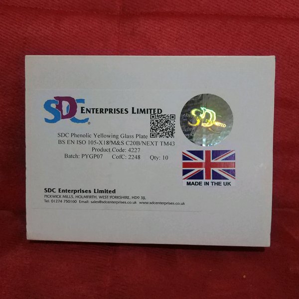 Jual SDC Phenolic Yellowing Glass Plate Shopee Indonesia