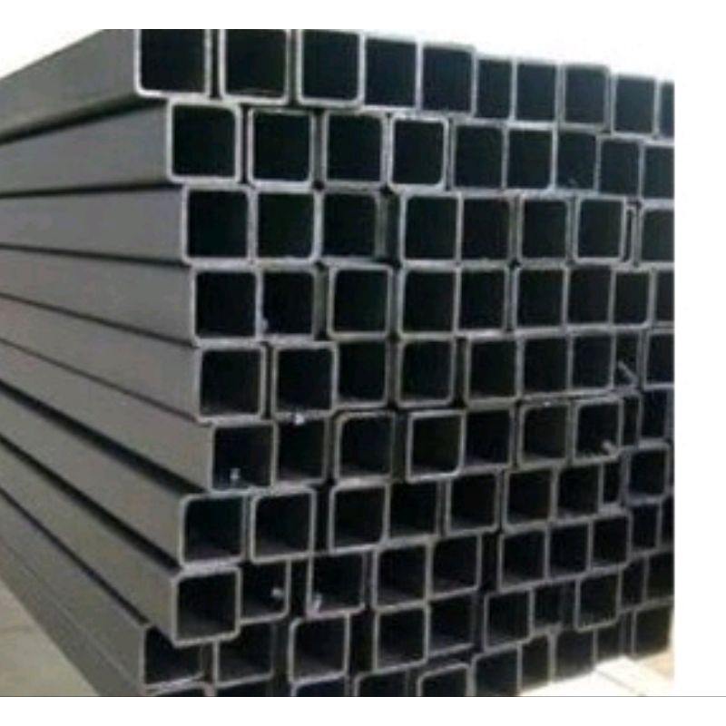 Jual hollow besi/holo pagar/hollow hitam 2x4, 3x3, 4x4 , 4x6 panjang 6