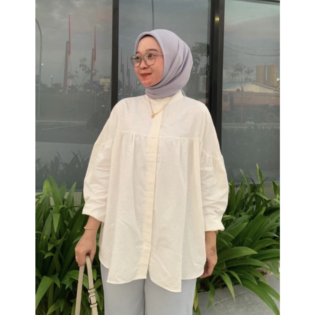 Jual Dami Rami Shirt Kemeja polos Linen rami by DAZPROJECT | Shopee ...