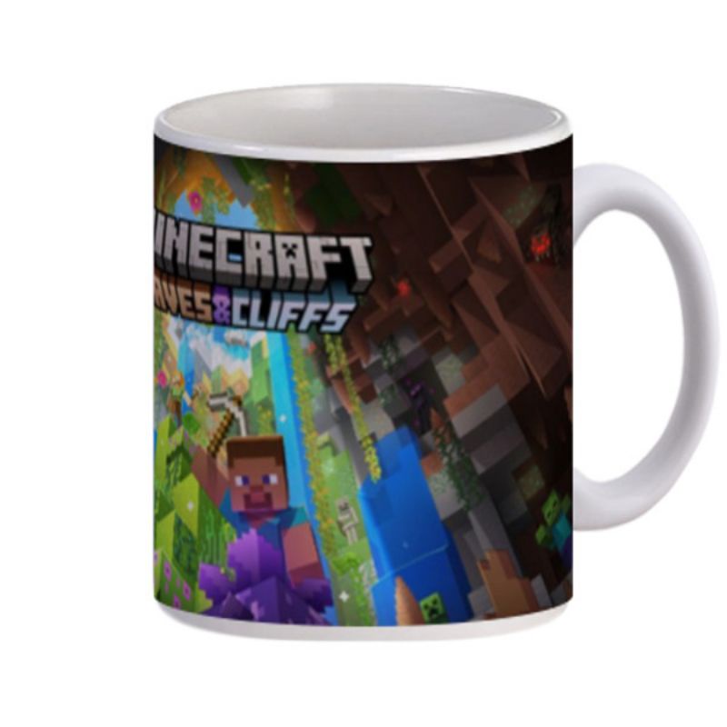 Jual Mug Minecraft Caves And Cliffs Mug Gelas Gagang Polos Premium ...