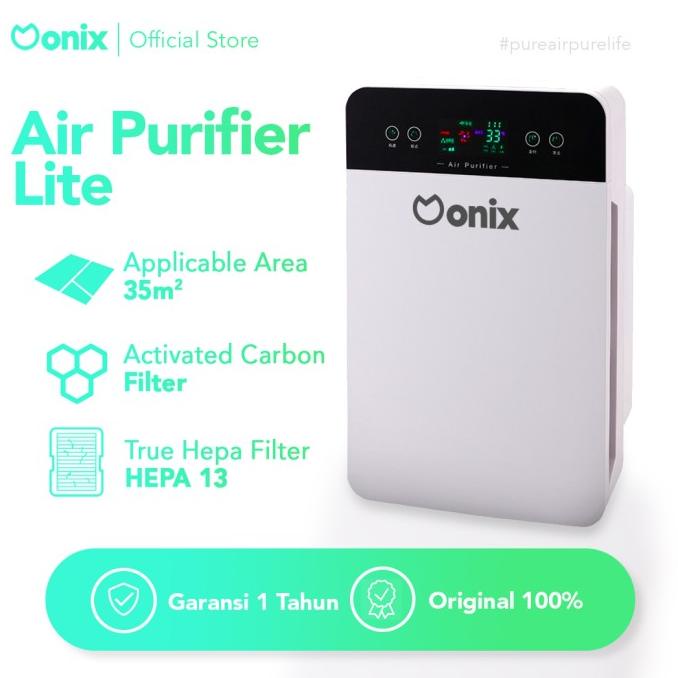Jual Onix Air Purifier Lite Touch Display Pembersih Udara HEPA Filter Shopee Indonesia
