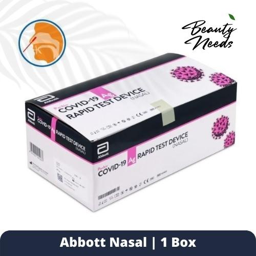 Jual Abbott Nasal Antigen Covid Omicron Swab Test Mandiri Lengkap Ecer Set Box