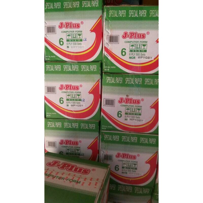 Jual Continous Form J Plus 6 ply Ncr Warna | Shopee Indonesia