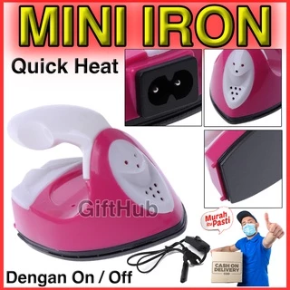 Setrika Mini Quick Heat 300W Travel Portable