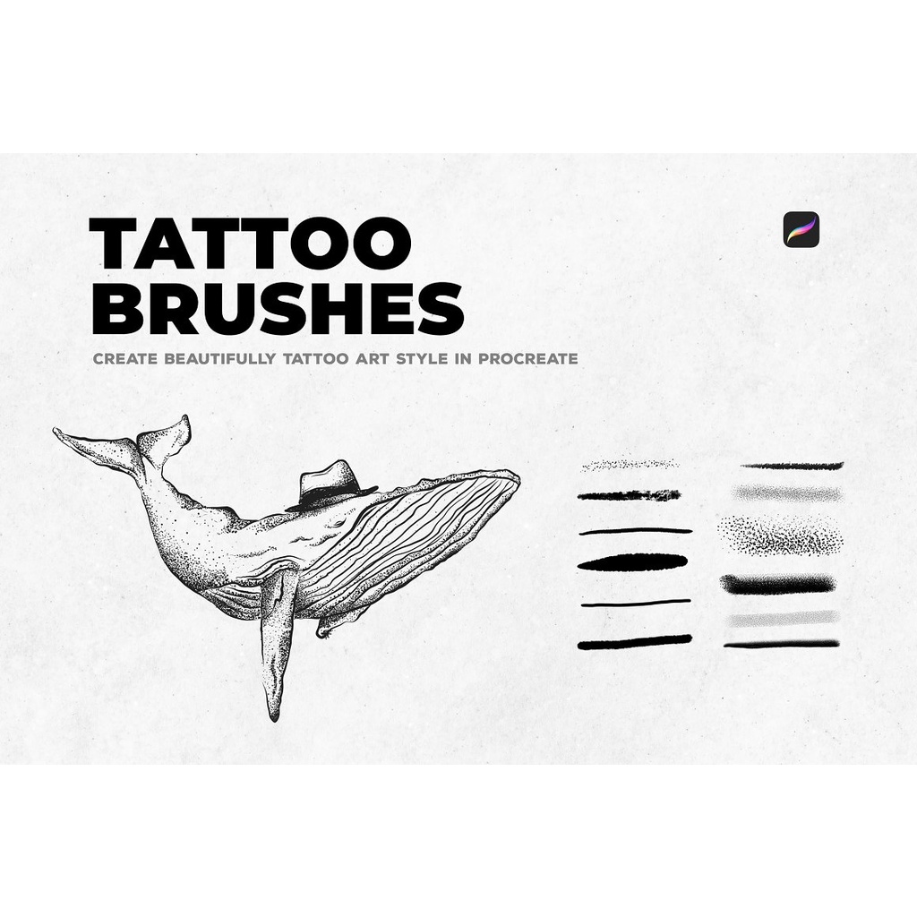 Jual Procreate Brush - 12 Tattoo Art Brushes | Shopee Indonesia