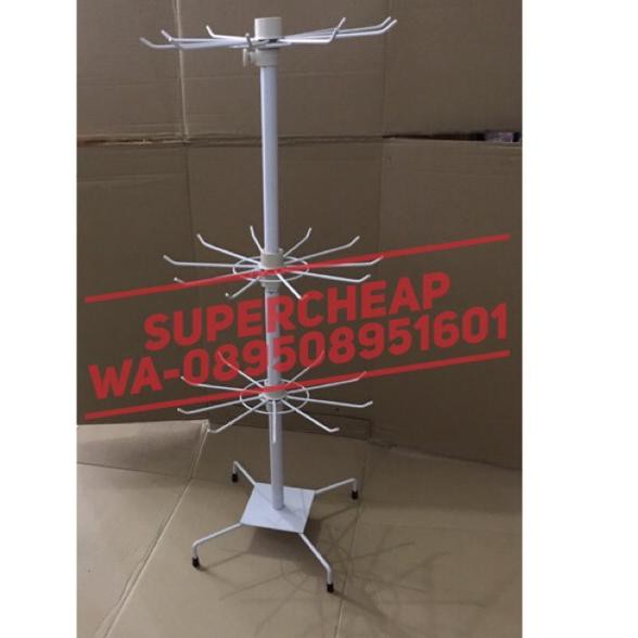 Jual Dijual！！ Ram putar 3 susun besi kuat matahari display | Shopee ...