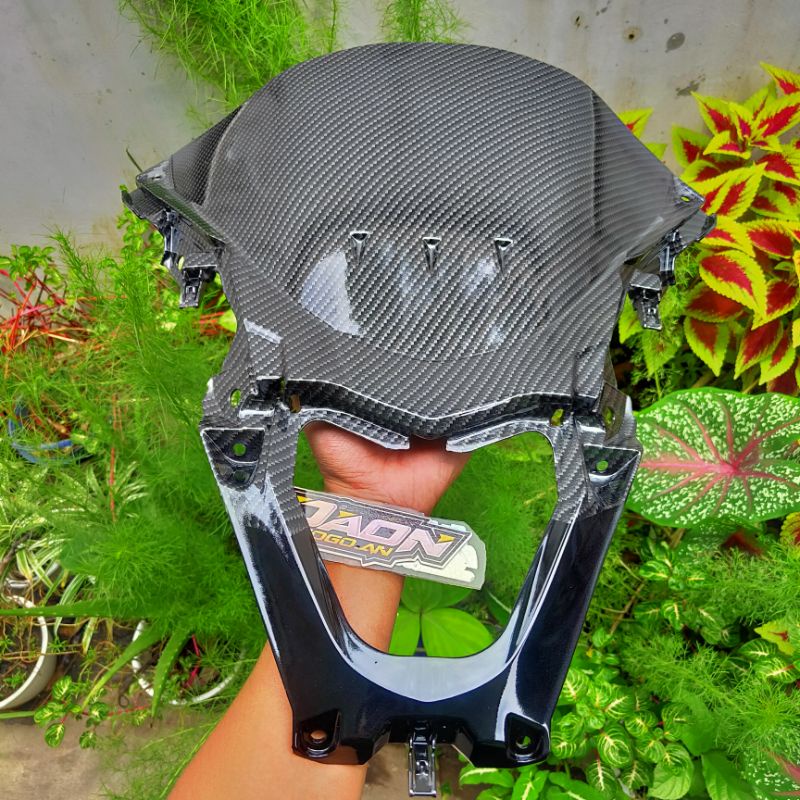 Jual Cover Visor Panel Fr meter Pcx 160 Carbon karbon original HONDA ...