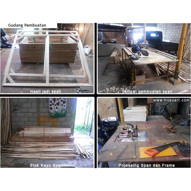 Jual Spanram 60x90 cm Span Ram Kayu Frame 90x60 cm | Shopee Indonesia