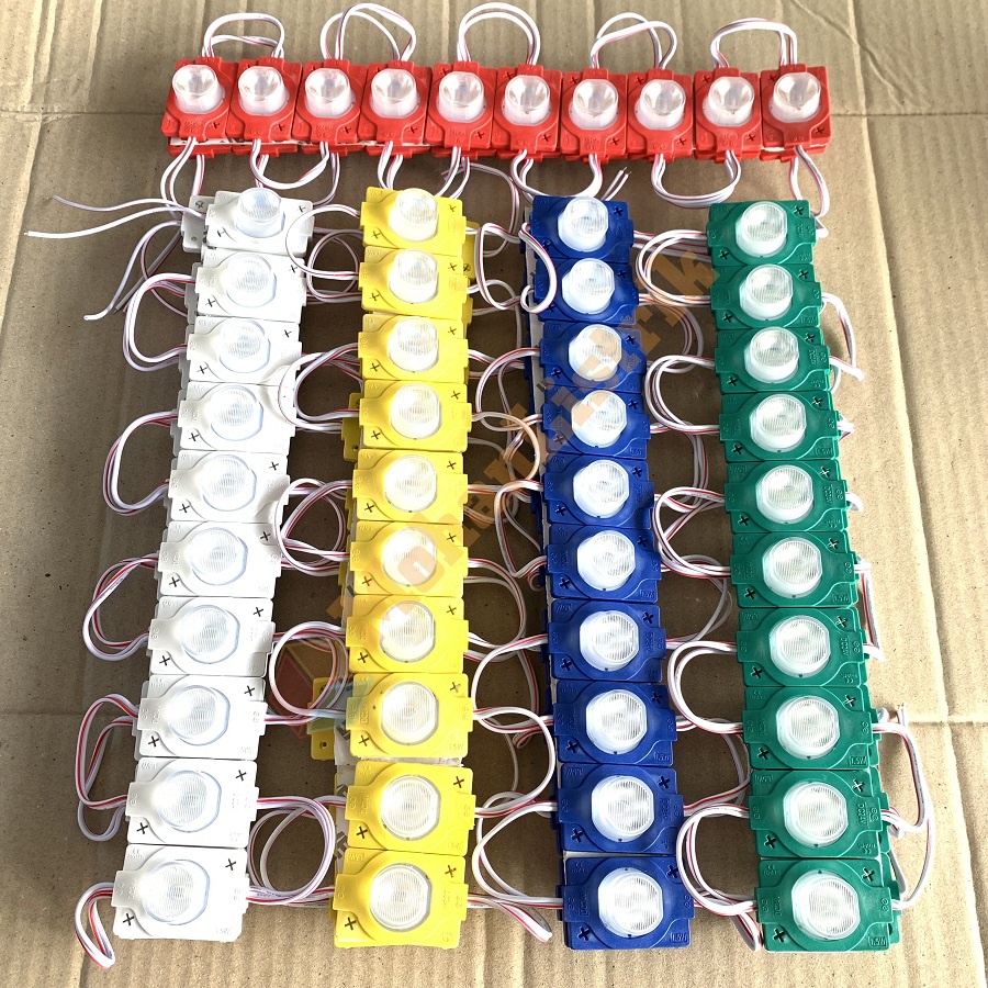 Jual Lampu LED 1 Mata 24 Volt DC 1.5 Watt Strip Mata Besar LED Module ...
