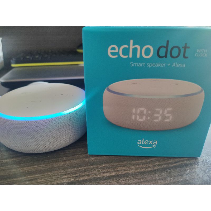 Jual Echo Dot 3rd gen with clock Shopee Indonesia
