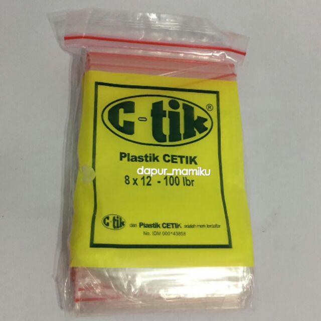 Jual Dapurmami Plastik Klip C Tik Plastik Kemasan Obat 4x6 5x8 6x10