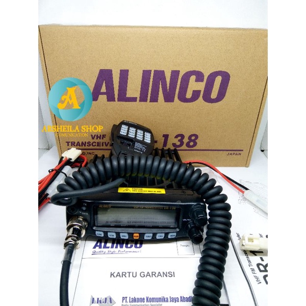 Jual Radio Rig Alinco dr 138 vhf original | Shopee Indonesia