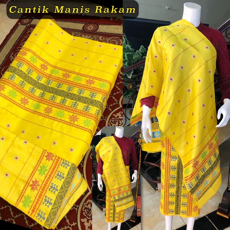 Jual Songket Cantik Manis Rakam & Salur Rakam / Songket Tenun Palembang ...