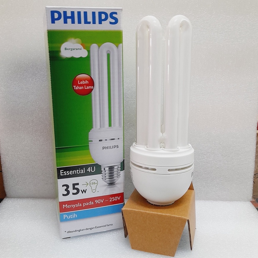 Jual LAMPU PHILIPS ESSENSIAL 4U 35 WATT COOL DAYLIGHT | Shopee Indonesia