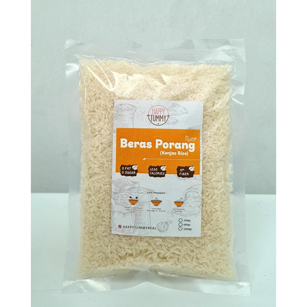 Jual Happytummy Beras porang 200gr konjac rice shirataki instant plant