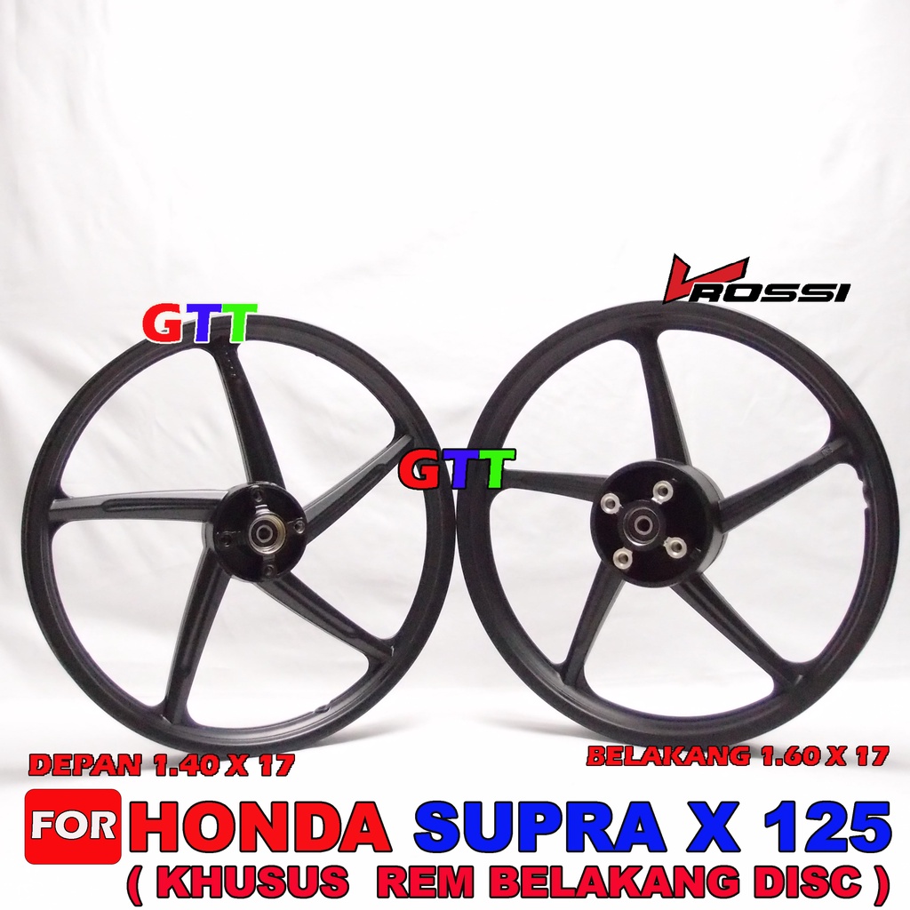 Jual VELG RACING HONDA SUPRA X 125 KHUSUS REM DISC BELAKANG | Shopee ...