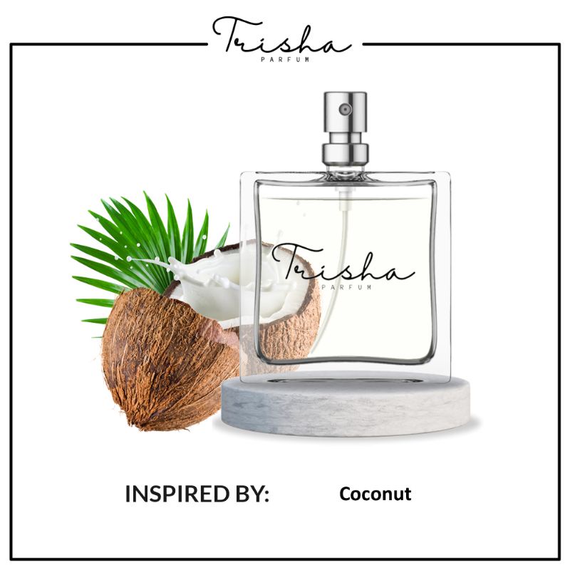 Parfum Aroma KELAPA Coconut Bibit Inspired Eau De Parfum Parfume Farfum Perfume Minyak Wangi Korea Thailand Premium Murni Unik Awet Tahan Lama