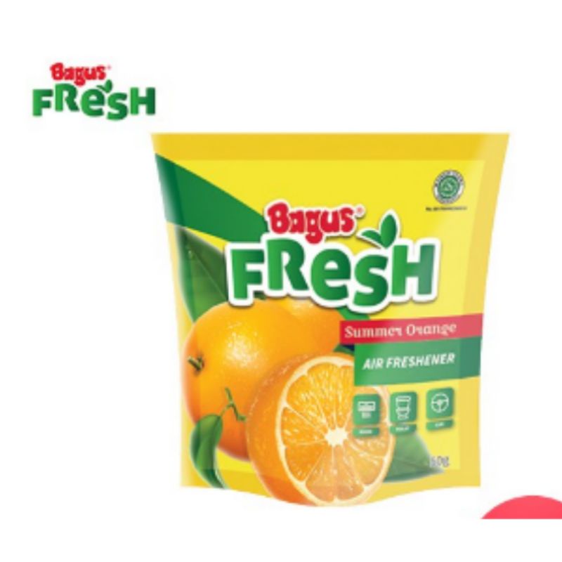Jual Bagus Fresh Air Freshener Pouch 50 gr - Summer Orange | Shopee ...