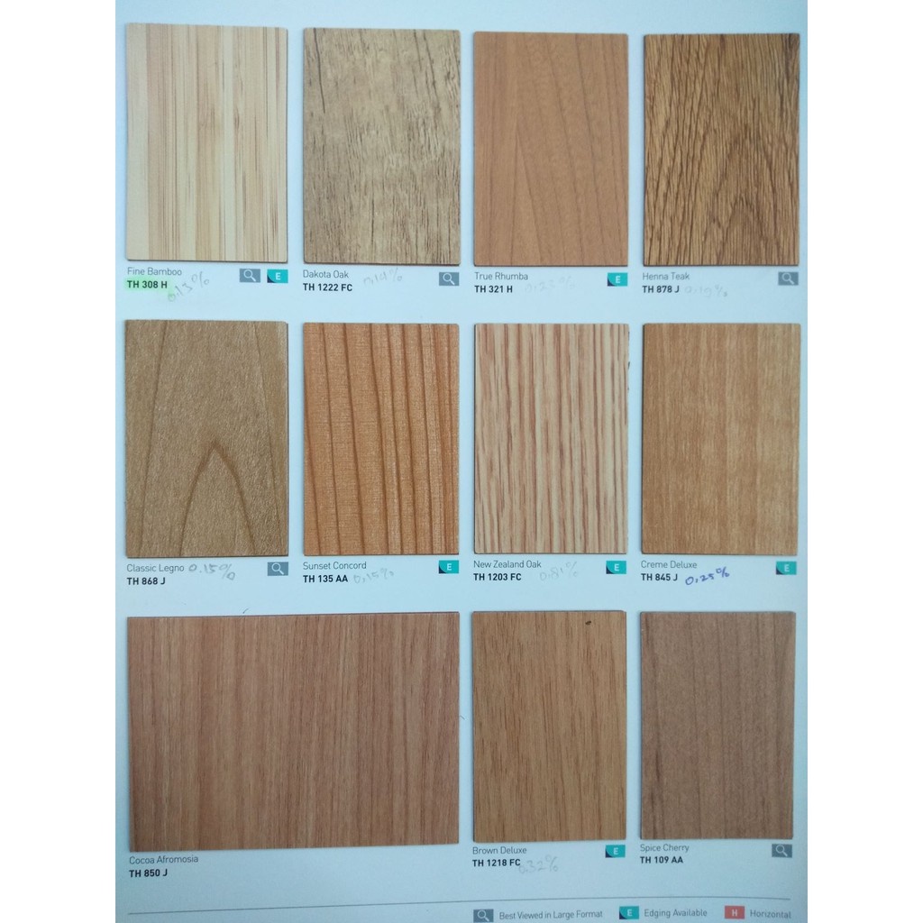 Jual TACO HPL WOODGRAIN KODE J Dan FC / TACO HPL WARNA MOTIF KAYU ...