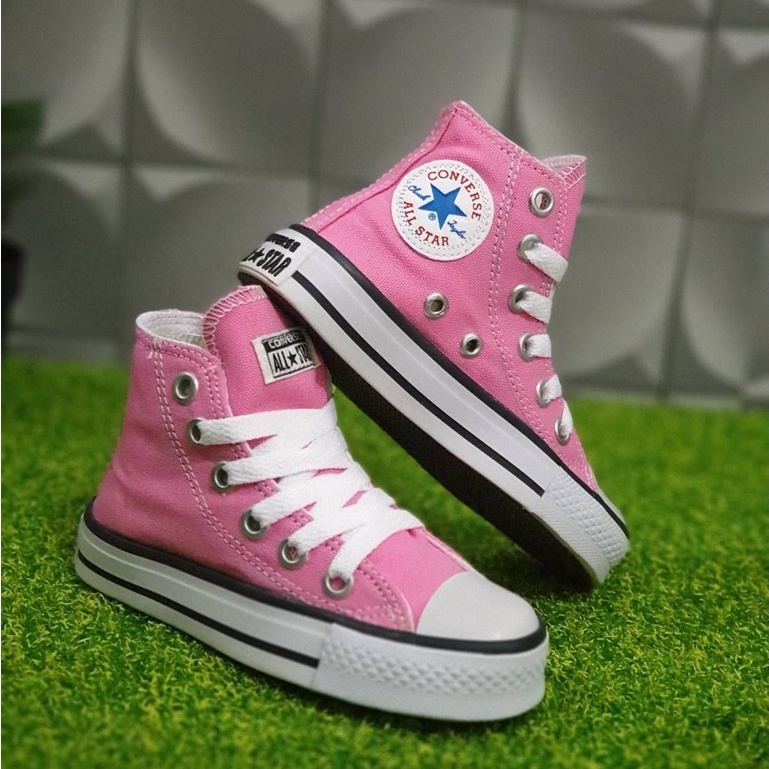 Sepatu Converse Anak Perempuan All Star Pink Sepatu Sneakers Anak Cewek