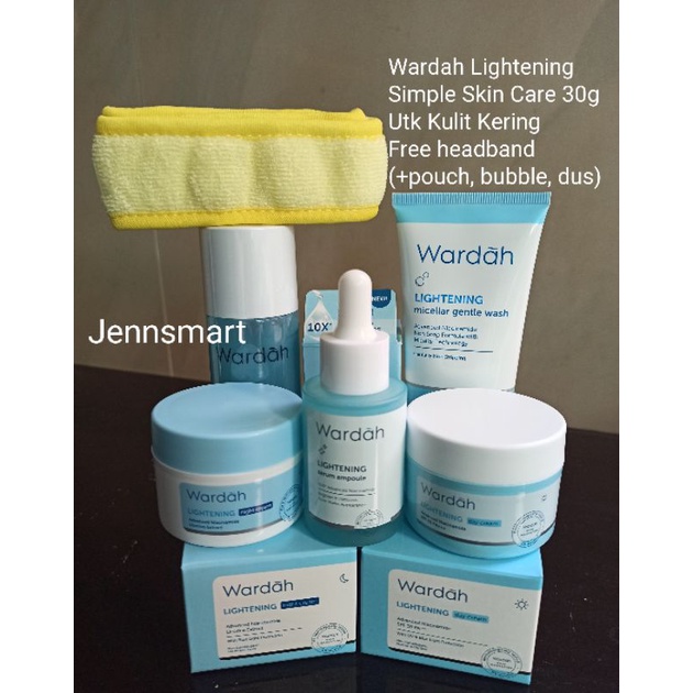 Jual Paket Murah Wardah Lightening Simple Skin Care Kulit Cerah