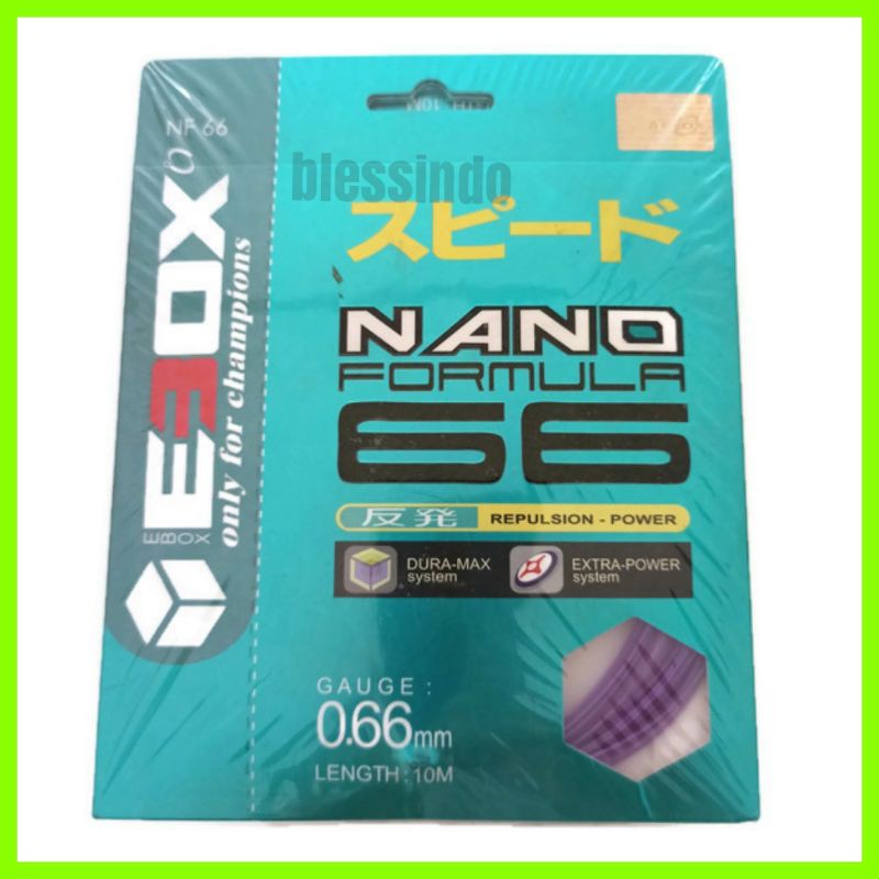 Jual Senar Raket badminton Ebox Nano Formula 66 | Shopee Indonesia