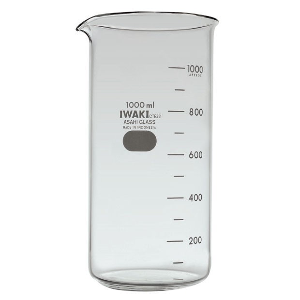 Jual Beaker Glass 300ml Tall Form Gelas Kimia Gelas Piala Iwaki Shopee Indonesia 6440