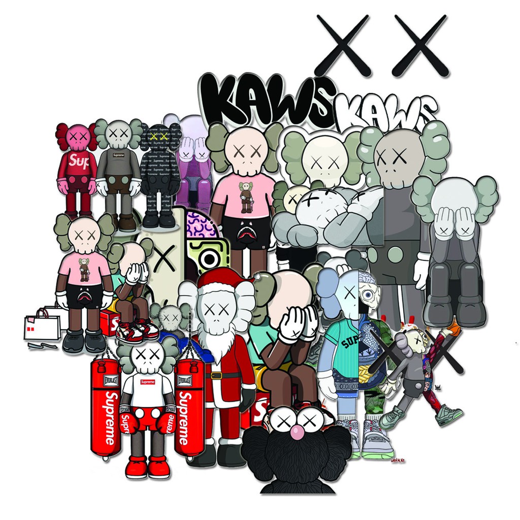 Jual 25pcs STICKER PACK KAWS STICKER TUMBLR LAPTOP HP STICKER KOPER