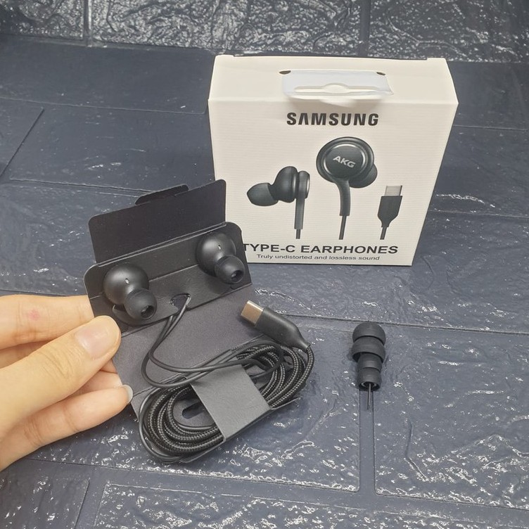 Jual Headset Handsfree Earphone AKG USB Type C Samsung Note 10