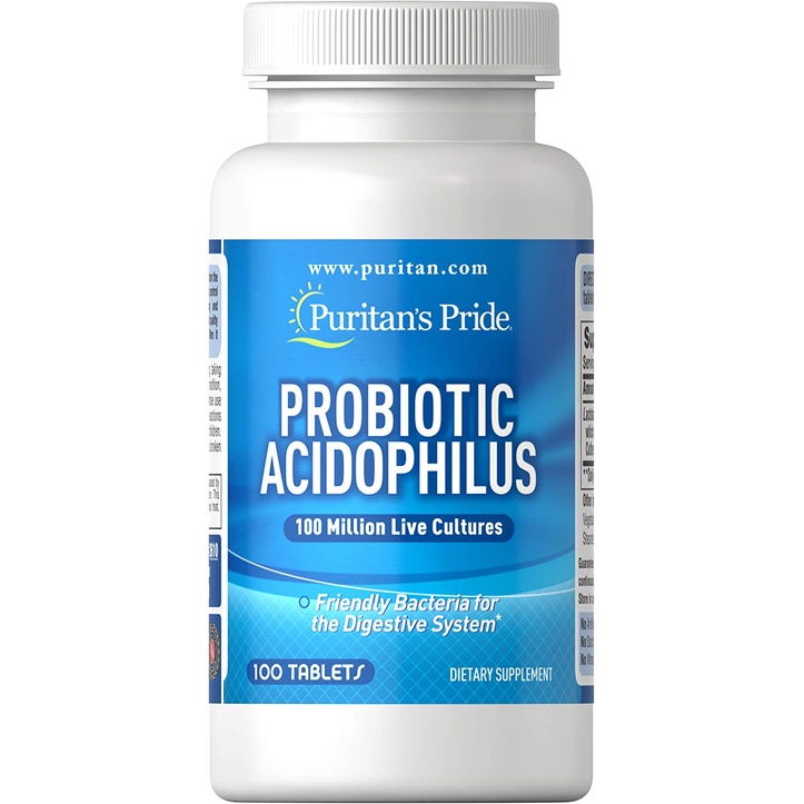 Jual Puritan Probiotic acidophillus 100 million live cultures @ 100 ...