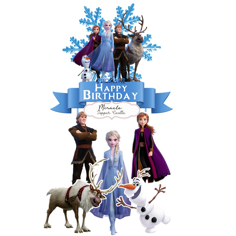 Jual FROZEN 2 CAKE TOPPER | Shopee Indonesia