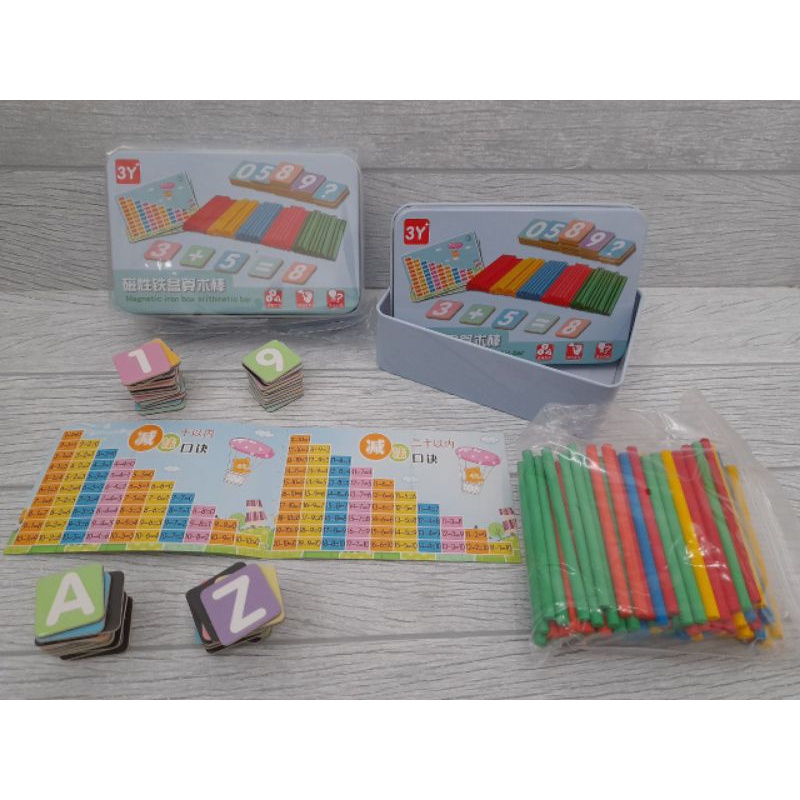 Jual Math Tin Box / Mainan Aritmatika Kecerdasan / Alat Peraga ...