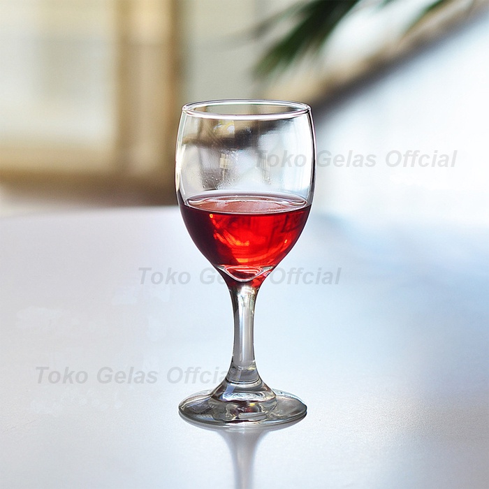 Jual Gelas Wine 180 Ml Gelas Kaki Gelas Kaca Gelas Red Wine Gelas Resto Gelas Cafe 1245