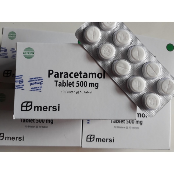 Jual Paracetamol Mersi Tablet / Meredakan Sakit Kepala / Sakit Gigi ...