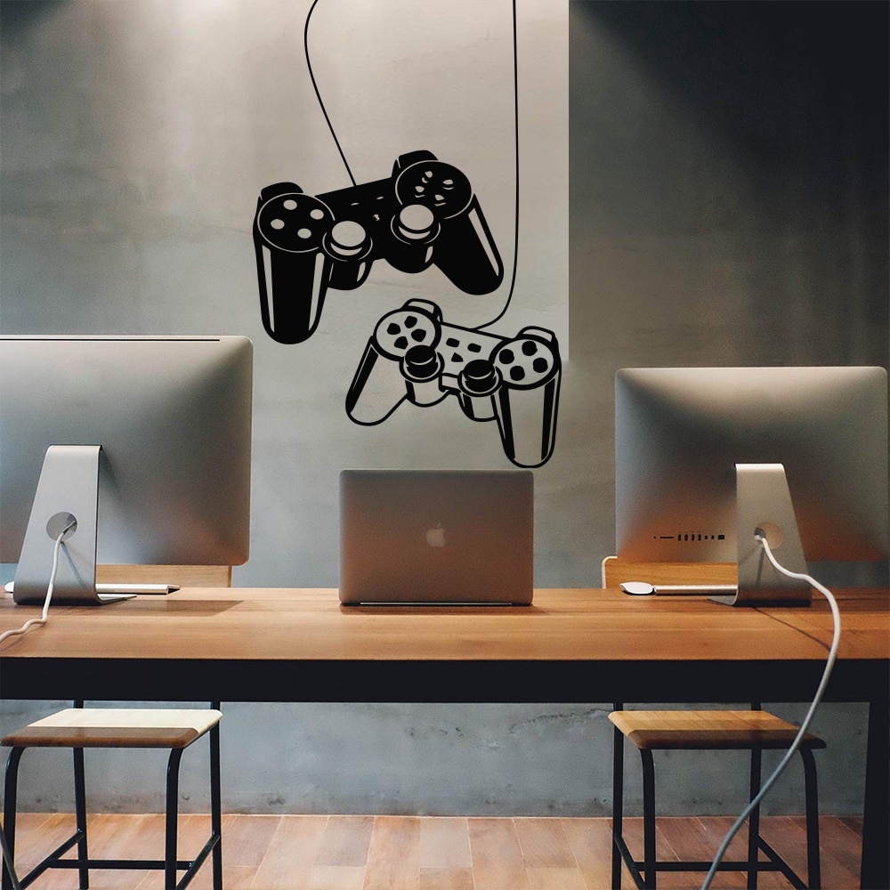 Jual Wall Cutting Stiker Dinding New Game gamepad vinyl Wall Sticker ...