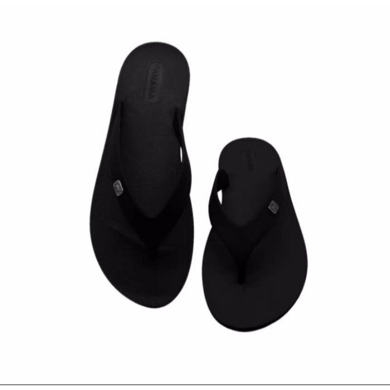 Jual Panama Sandal | Divers PD11 Fullblack | sandal cowok jepit karet ...
