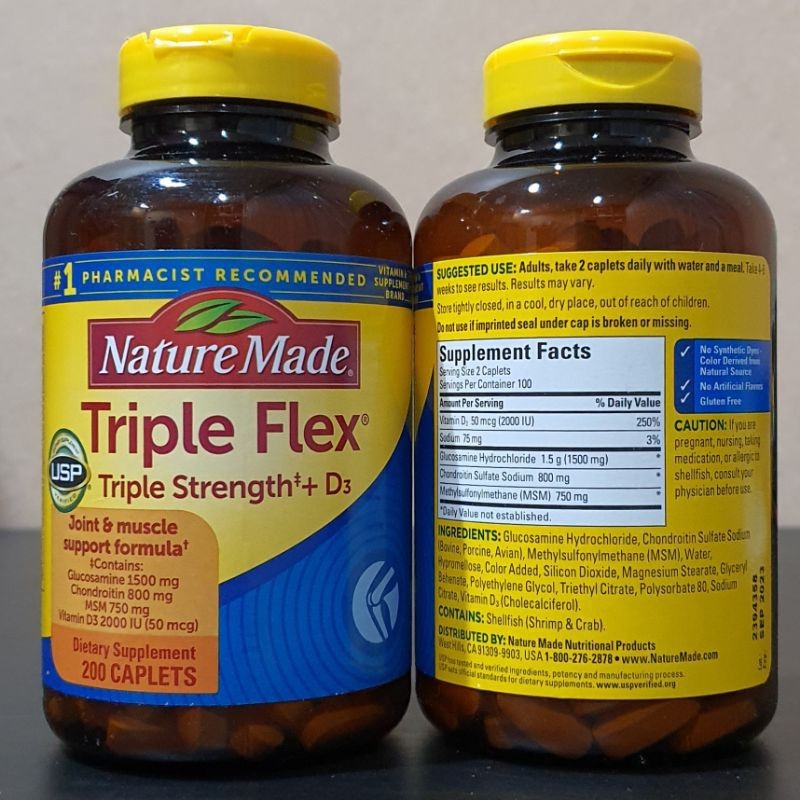 Jual Nature Made Triple Flex - 200 Caplets | Shopee Indonesia