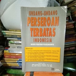 Buku undang undang perseroan terbatas indonesia ORIGINAL