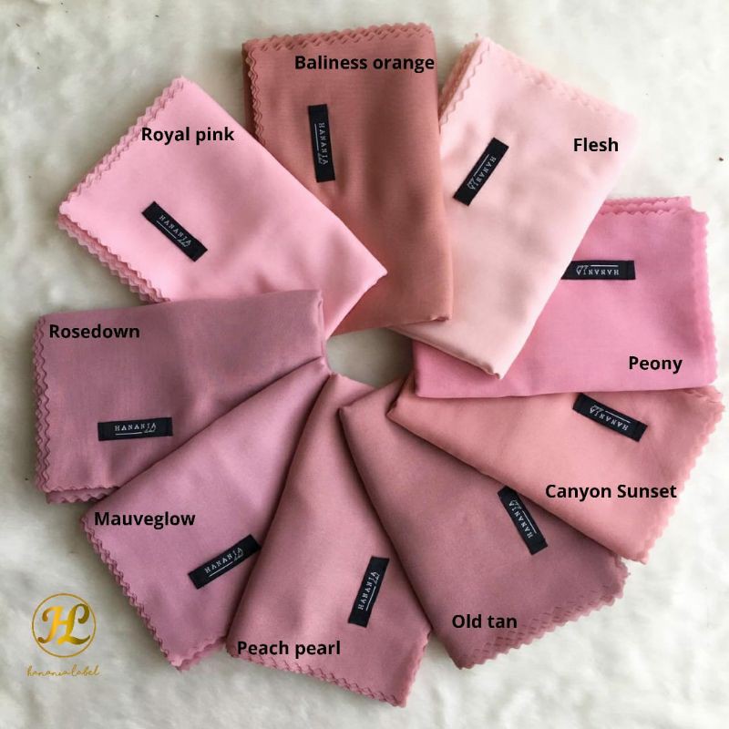 Jual HANANIA LABEL- HANI VOAL SAHARA SUPERFINE PINK BALINES