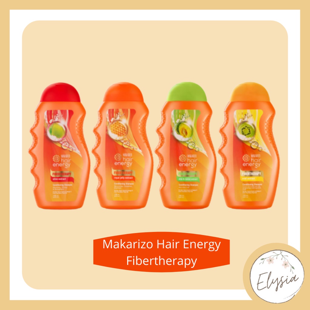 Jual Makarizo Hair Energy Fibertherapy Conditioning Shampoo Kiwi Olive Aloe Melon Royal Jelly 