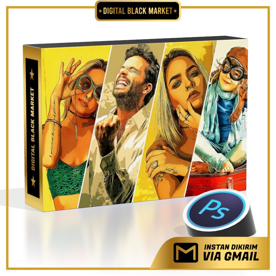 Jual ID0998 - Vector Cartoon Maker Action | Shopee Indonesia