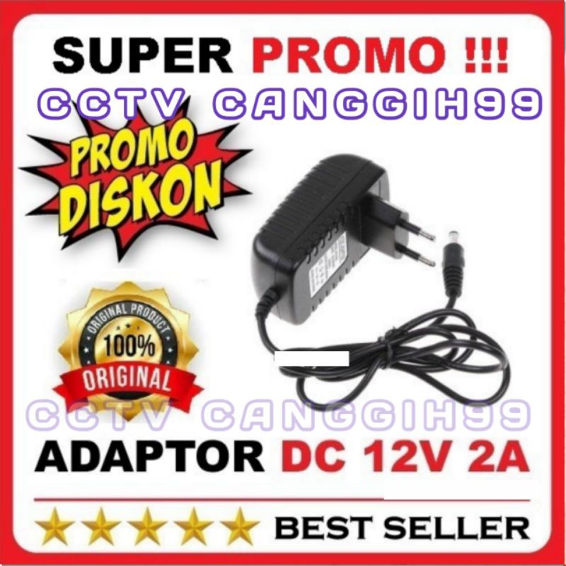 Jual Adaptor 2a Power Supply Ac 220v Ke Dc 12v 2a Asli Shopee Indonesia 