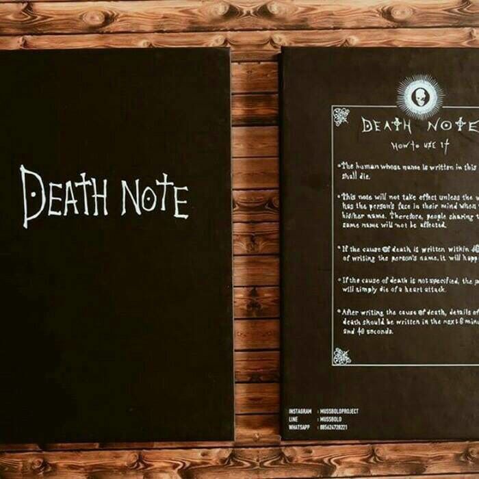 Jual Figure-Action- Buku Death Note Anime Costplay Book Deathnote