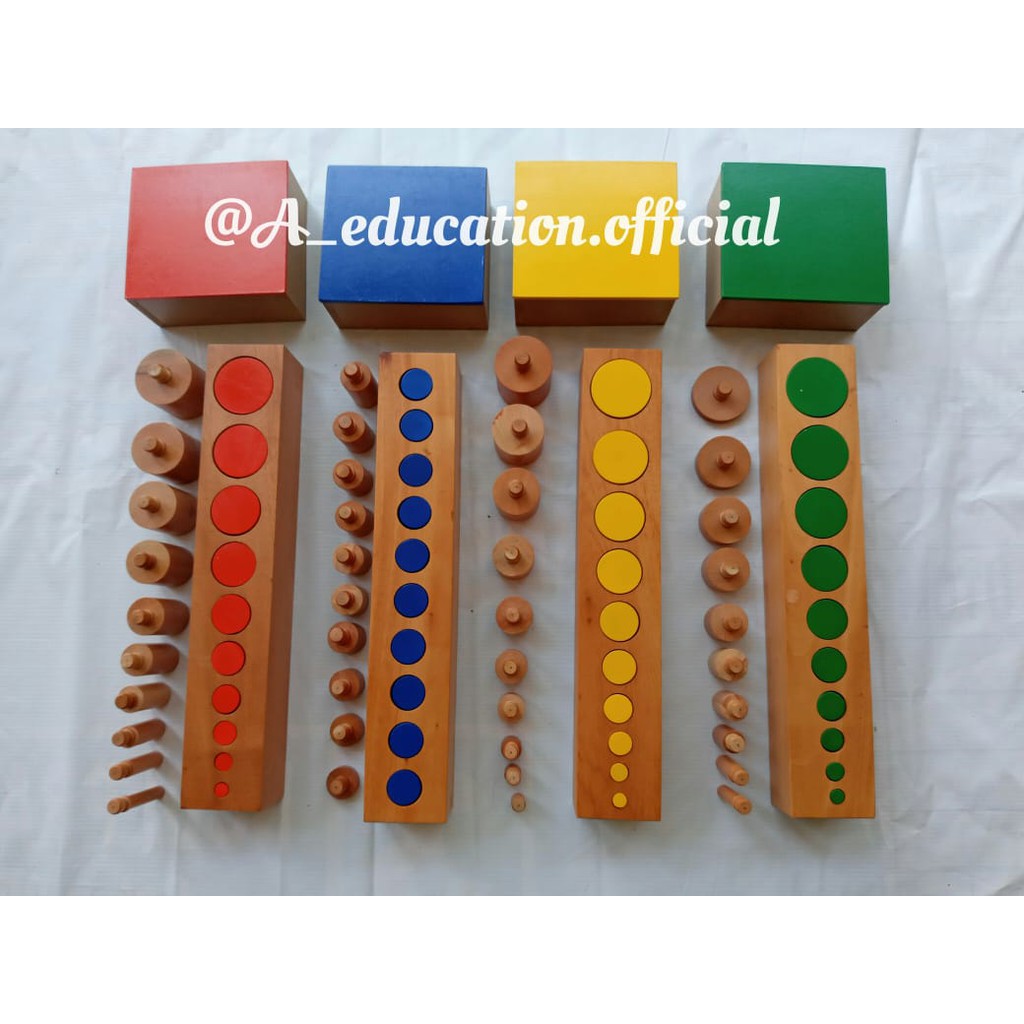 Jual Knobless Cylinder Montessori knob Knobless | Shopee Indonesia