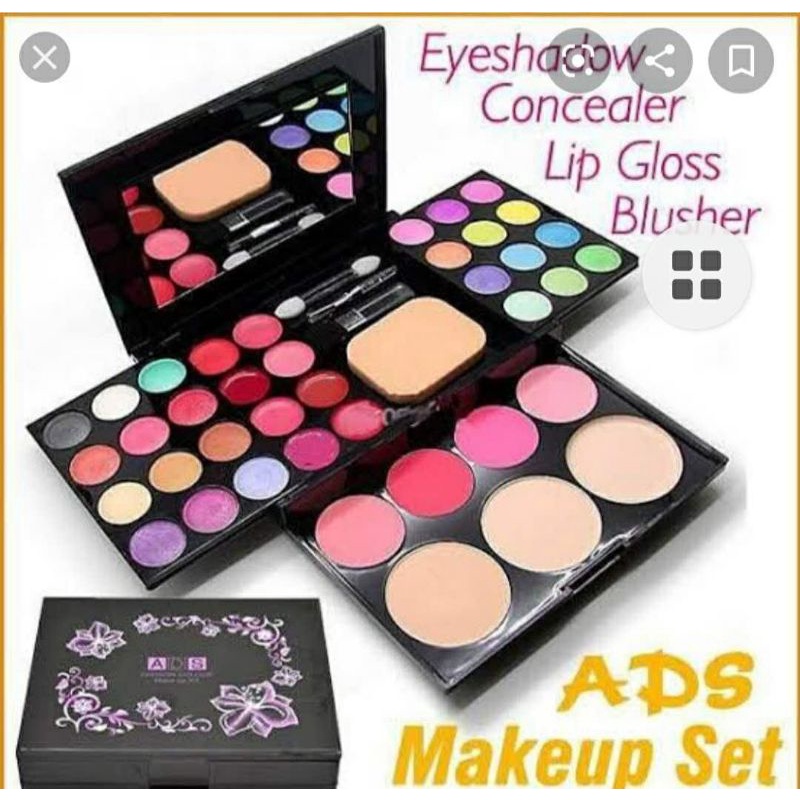 Jual ADS MAKEUP KIT FASHION SET UKURAN BESAR | Shopee Indonesia