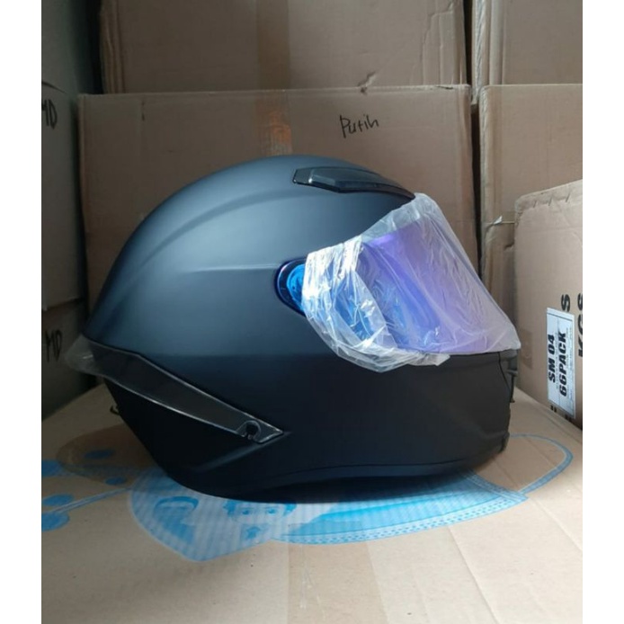 Jual HELM SCOTT RX-8 BLACK DOFF ( 2KG ) | Shopee Indonesia