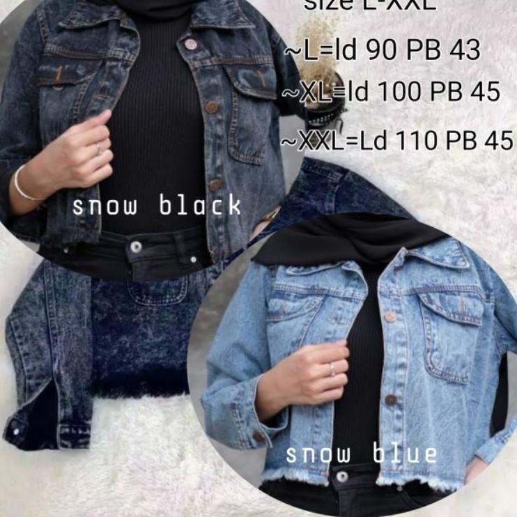 Jual Model Baru.. Jaket Crop Jeans Levis Wanita Cewek CeweJumbo Big ...